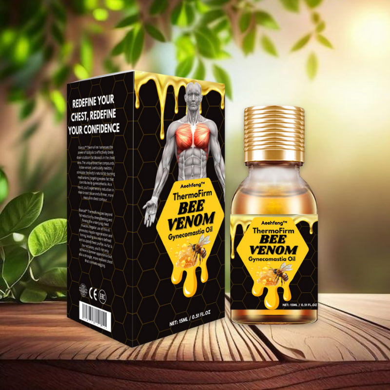 【gotówka przy odbiorze】💎Aeehfeng™ ThermoFirm Bee Venom Gynecomastia Oil-Resolve wzrost piersi, nagromadzenie tłuszczu i przekształcić swoje ciało do perfekcji! 🔥Limitowany czas rabatu - pozostało tylko 30 minut! Chwyć swój teraz!⏰