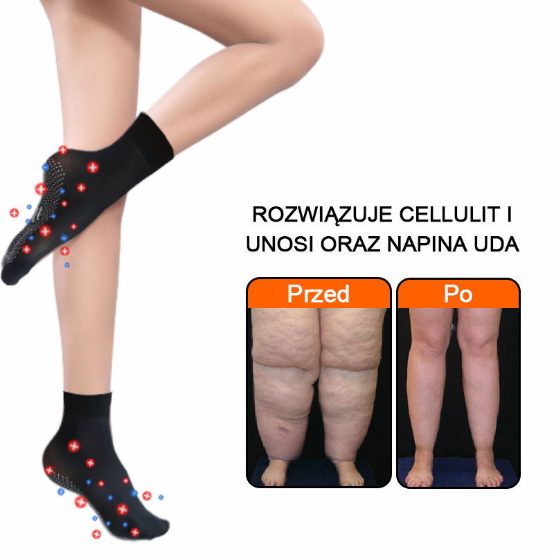 Turmalinowo jonowe skarpetki modelujące do ciała (🔥 oferta ograniczona czasowo, trwa 30 minut)