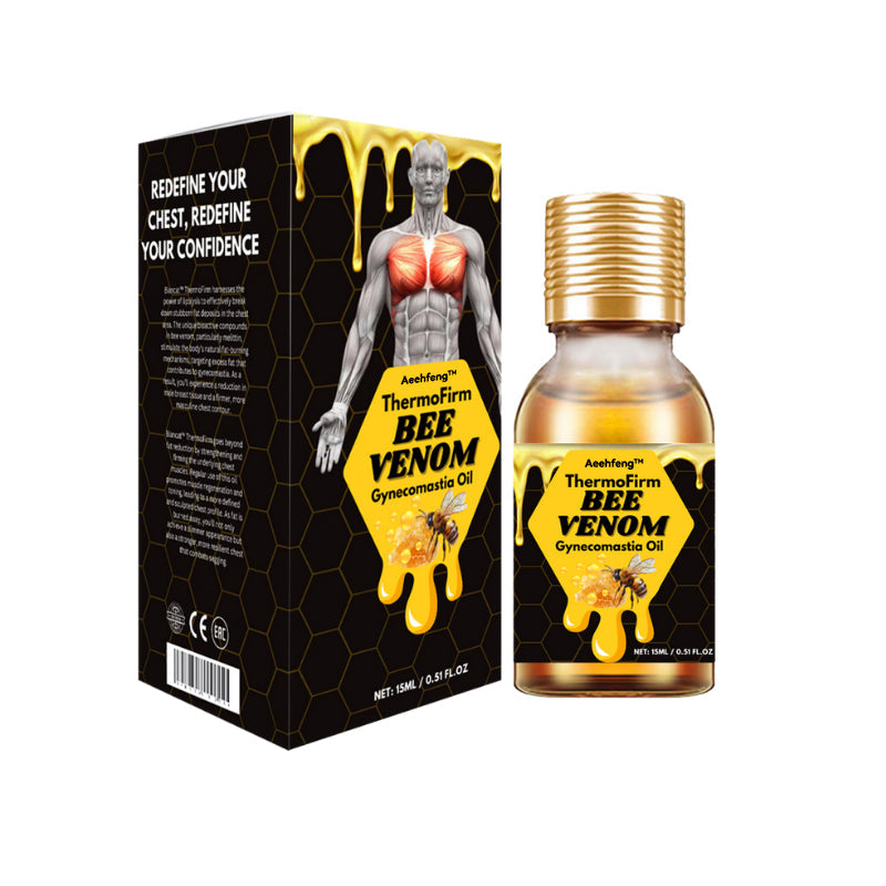 【gotówka przy odbiorze】💎Aeehfeng™ ThermoFirm Bee Venom Gynecomastia Oil-Resolve wzrost piersi, nagromadzenie tłuszczu i przekształcić swoje ciało do perfekcji! 🔥Limitowany czas rabatu - pozostało tylko 30 minut! Chwyć swój teraz!⏰