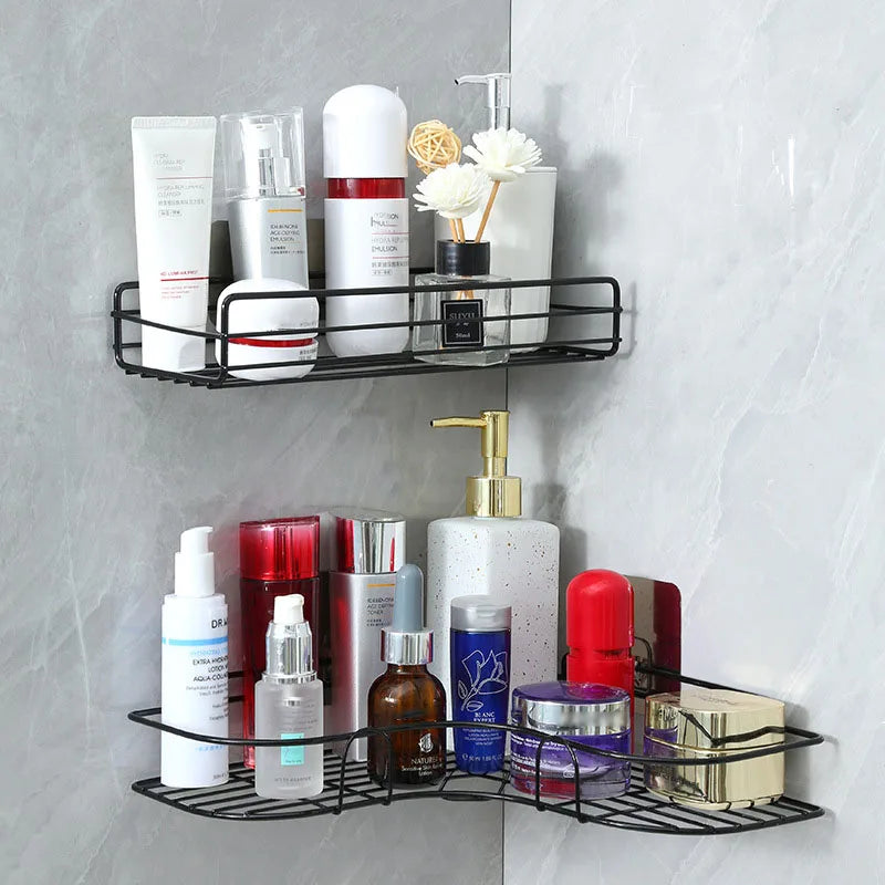 Creative home daily necessities small department stores kitchen bathroom wall corner shelves utensils and item storage tools
