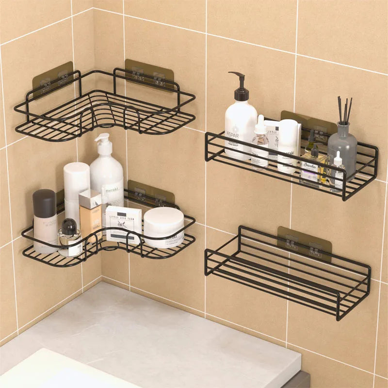 Creative home daily necessities small department stores kitchen bathroom wall corner shelves utensils and item storage tools