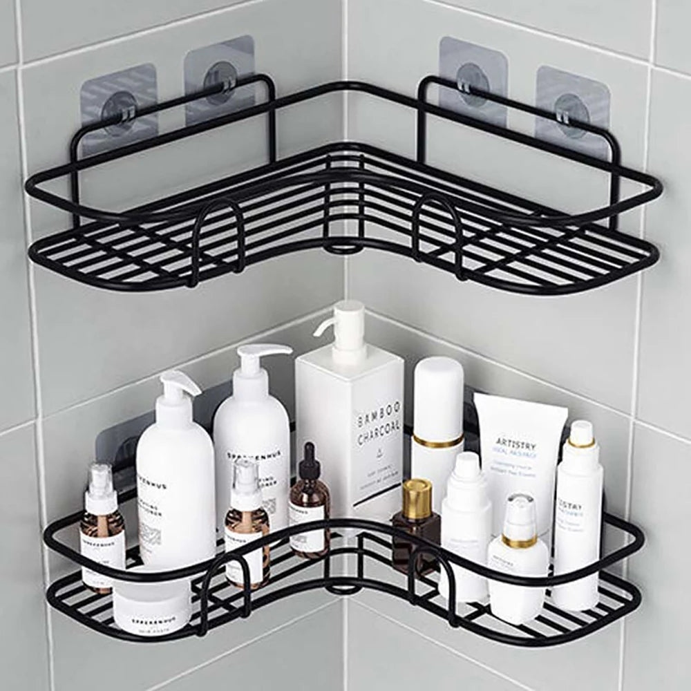 Creative home daily necessities small department stores kitchen bathroom wall corner shelves utensils and item storage tools